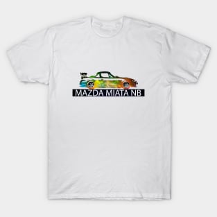 Mazda Miata / MX5 NB - Colourful T-Shirt